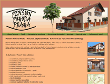 Tablet Screenshot of pension-pohoda-praha.cz